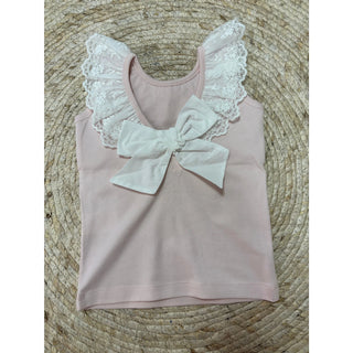 Top Lovely Bow Old Roze - Laivicar