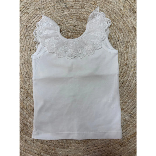 Top Lovely Bow White - Laivicar