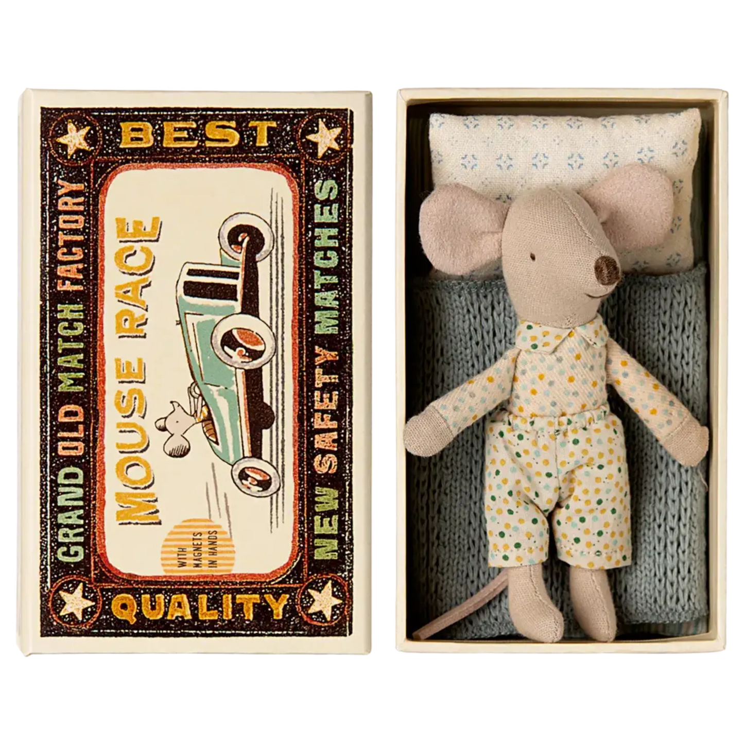 Little brother mouse in matchbox - Maileg