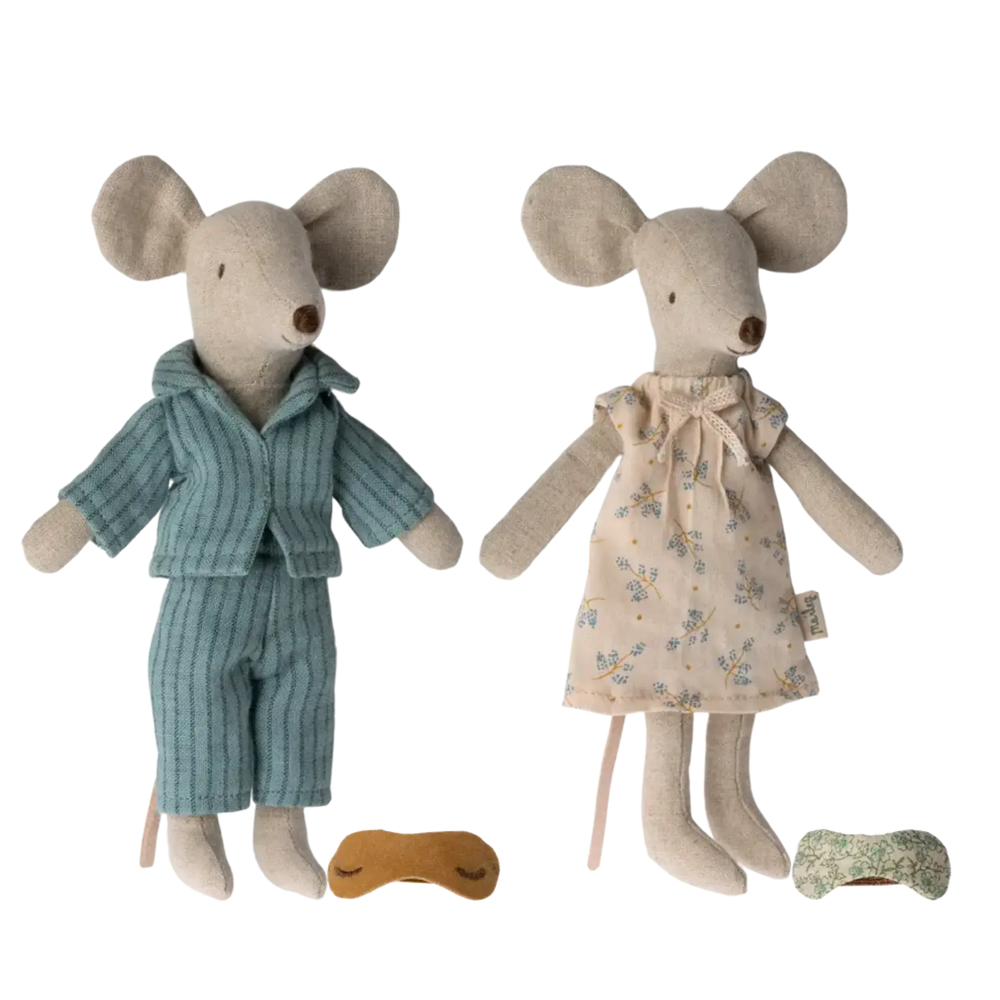 Mum and dad mice in cigarbox - Maileg