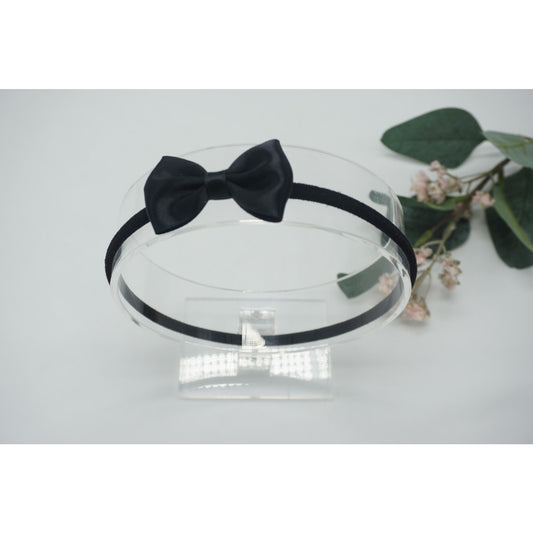 Newborn Hairbow Navy - Petite Zara