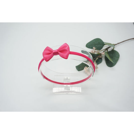 Newborn Hairbow Fuchia - Petite Zara
