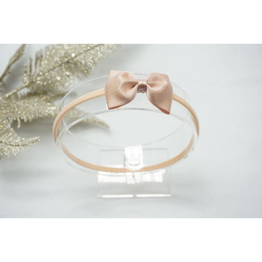 Newborn Hairbow Beige - Petite Zara