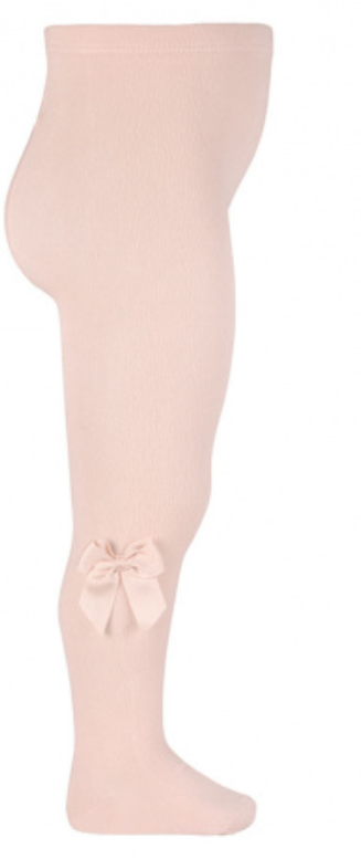 Condor Tights With Grosgrain Bow - Nude