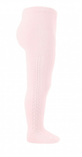Condor Tights Side Openwork - Pink