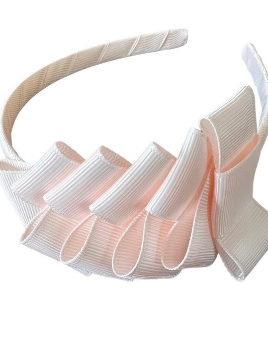 Diadeem Little Bows Beige - Prinsessefin