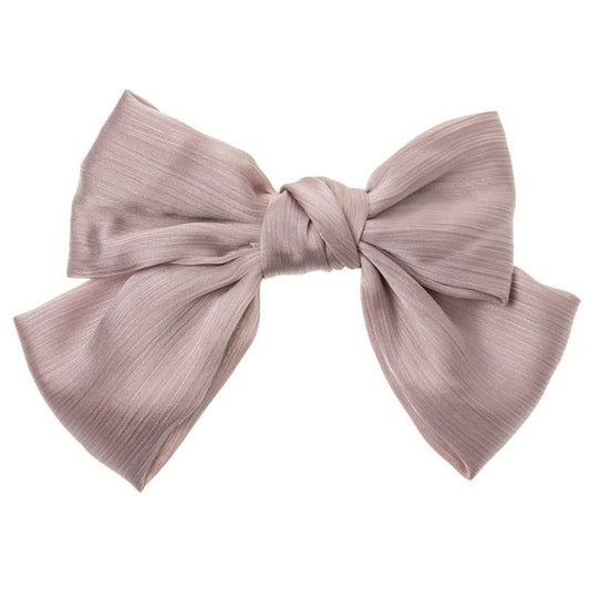 Big Satin Bow Pale Pink - Siena