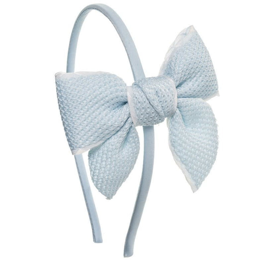 Diadeem Ribbon Light Blue - Siena