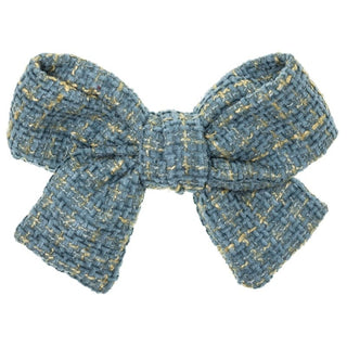 Bow Knitted Blue Green - Siena