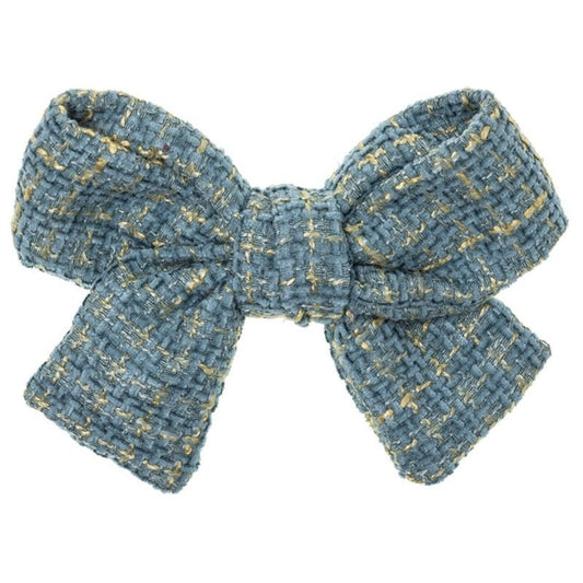 Bow Knitted Blue Green - Siena