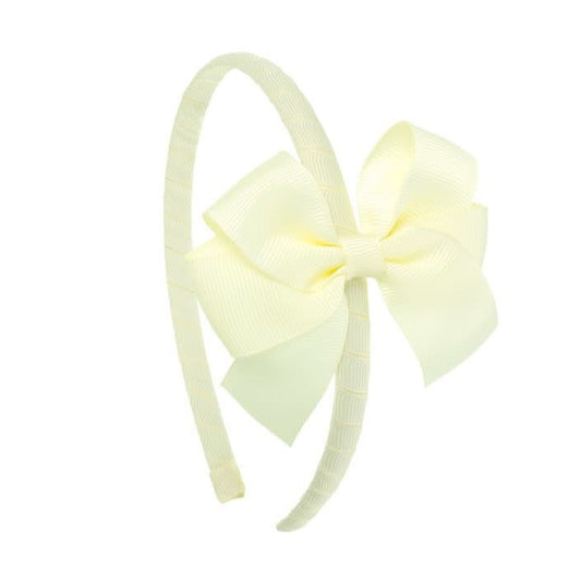 Diadeem Butterfly Bow Creme - Siena