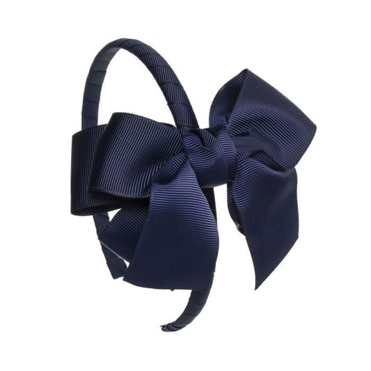 Diadeem Butterfly Bow Navy - Siena