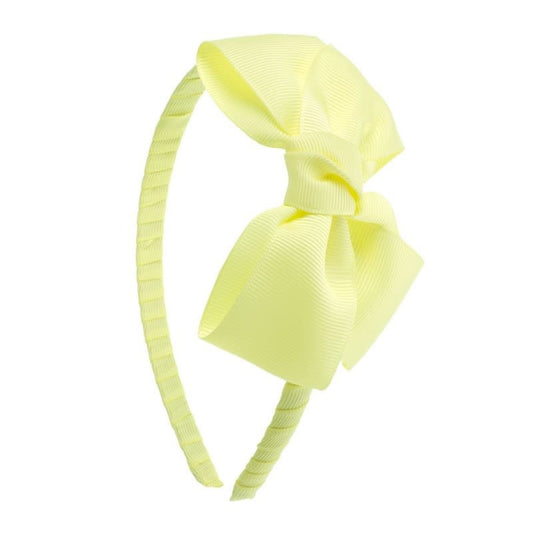 Diadeem Butterfly Bow Yellow - Siena