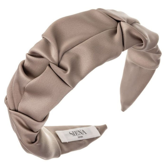 Diadeem Satin Ruffle Brown - Siena