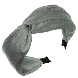 Diadeem Satin Knotted Grey - Siena