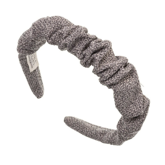 Diadeem Srunchie Knitted Grey - Siena