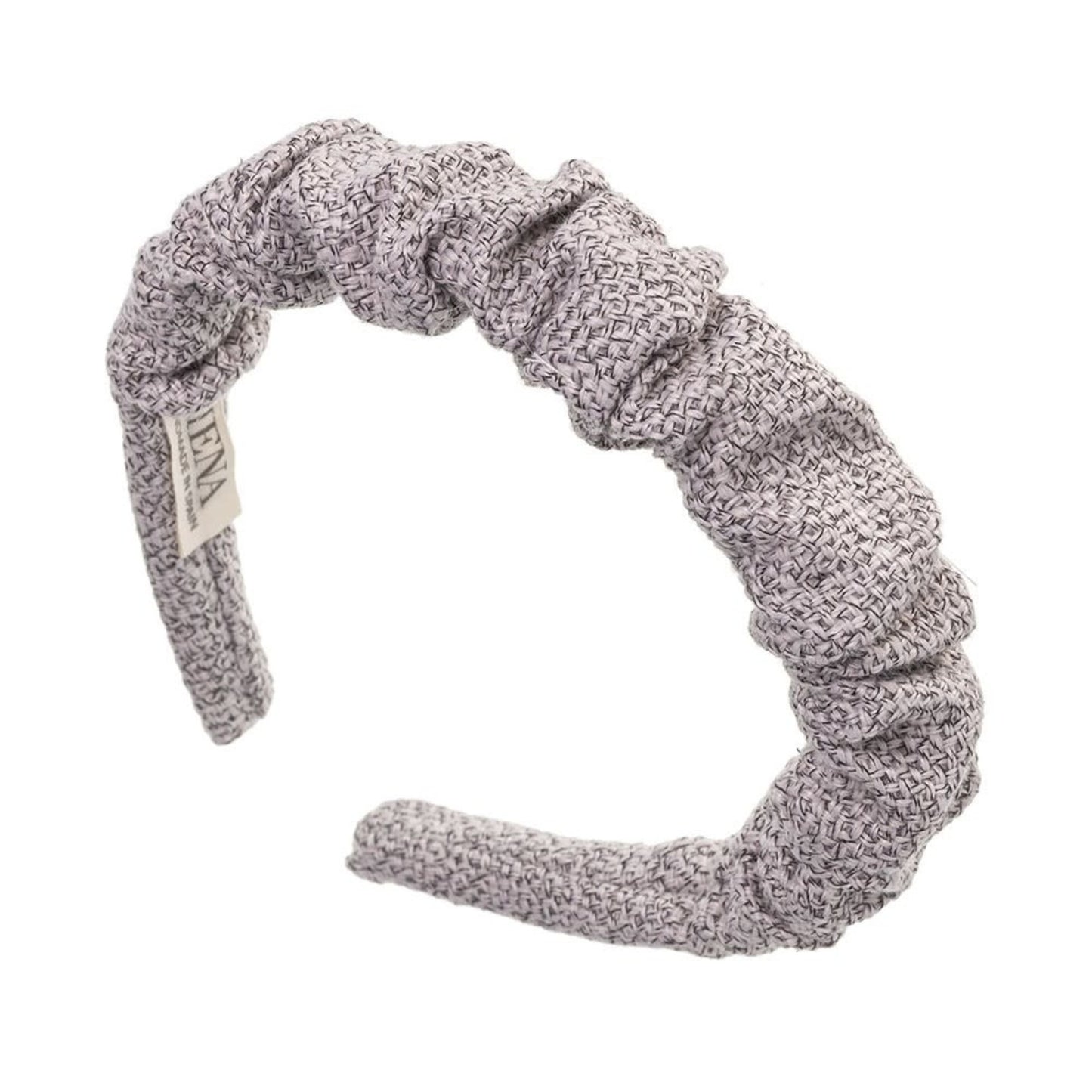 Diadeem Srunchie Knitted Light Grey - Siena