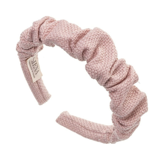 Diadeem Srunchie Knitted Pink - Siena