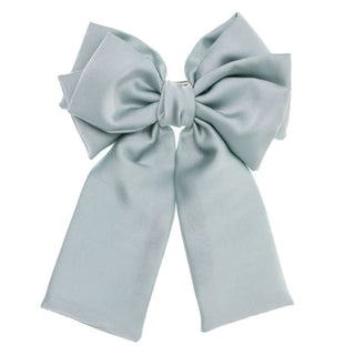 Large Hairbow Satin Jade - Siena