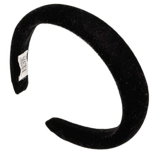Diadeem Velvet Black - Siena