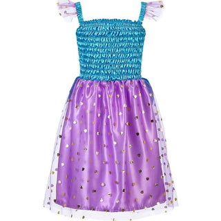 Dress Ellette, Green/Purple - Souza