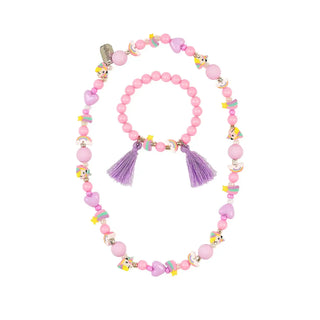 Necklace + bracelet, Unicorn - Souza