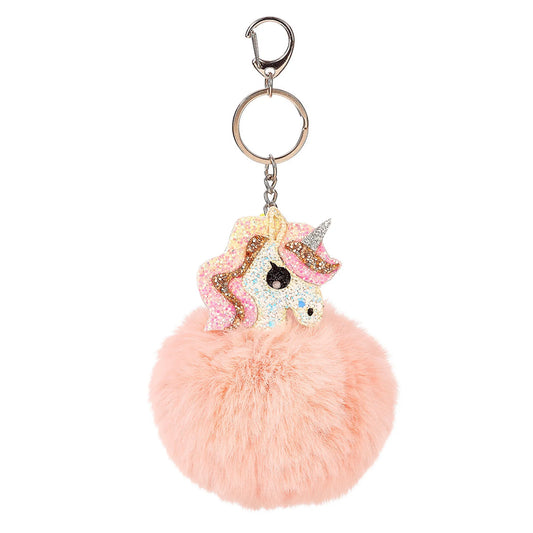 Sleutelhanger Unicorn - Salmon